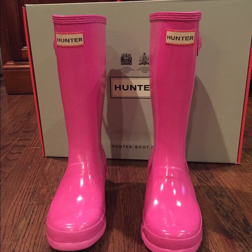 Short Lipstick Hunter Rain Boots
